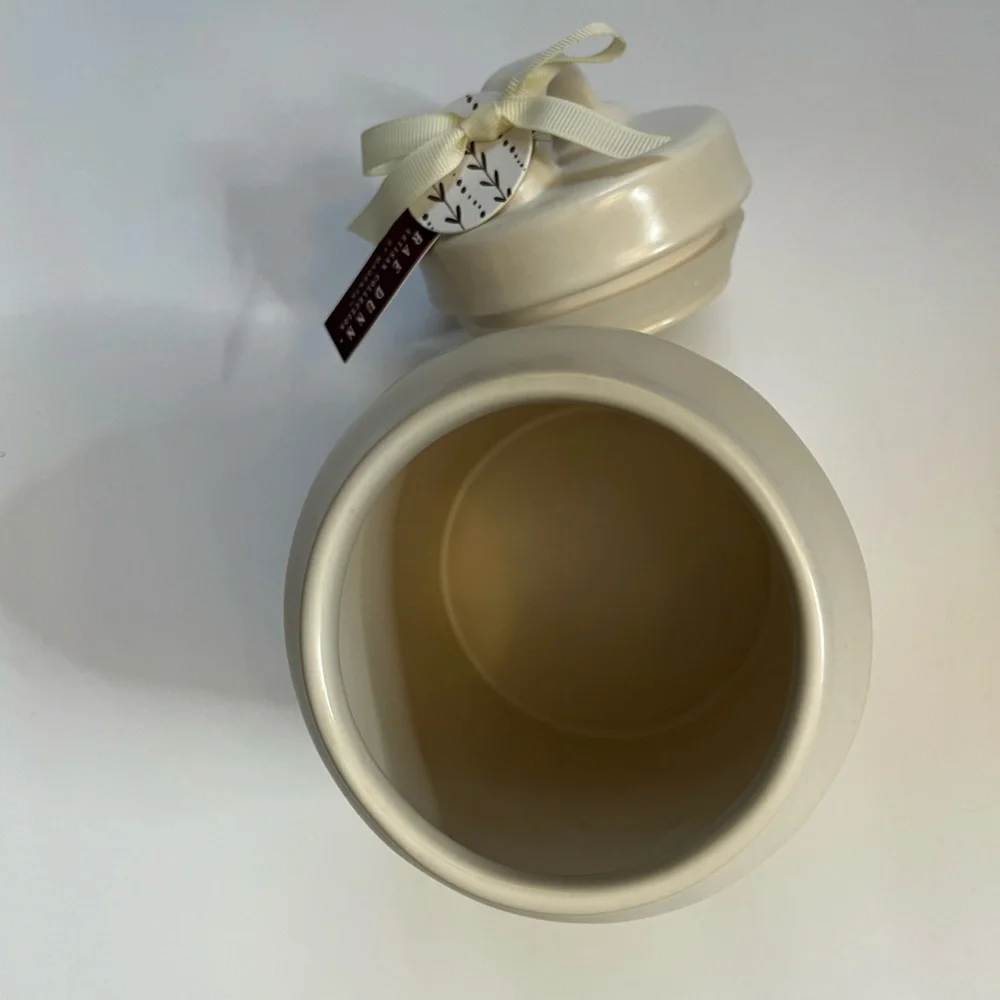 NWT Rae Dunn Give Thanks Cream Canister